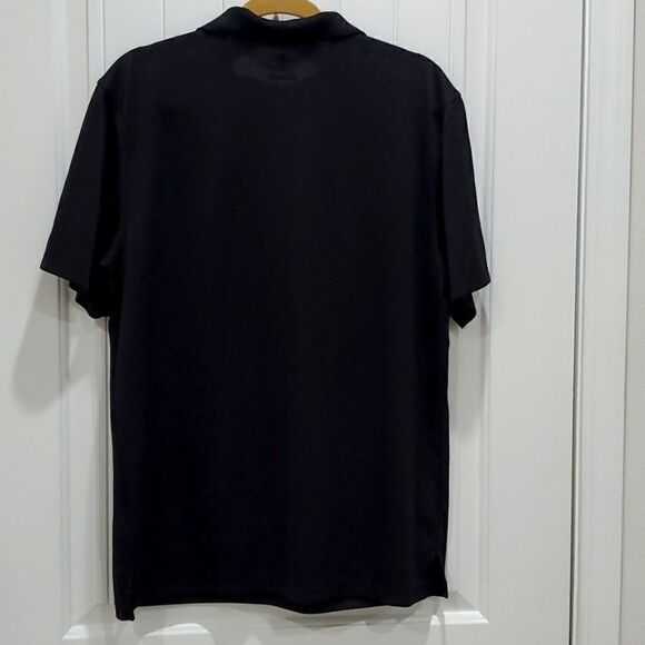 NordicTrack mens black polo, size large - Picture 4 of 4